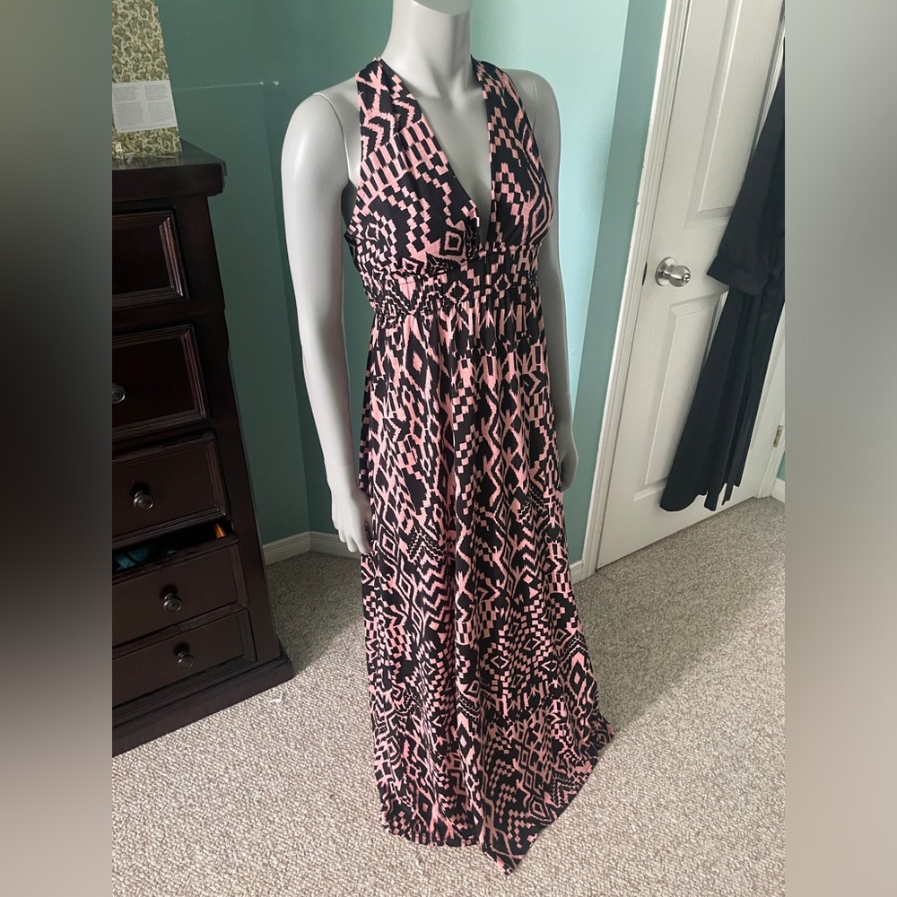 Aztec Patterned Dress with stretchy Fabric Medium
